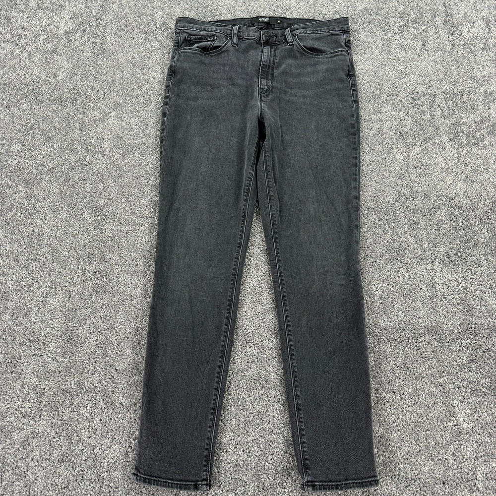 Hudson Jeans Womens 30 Gray Barbara Super Skinny Stretch Medium Wash Preppy City